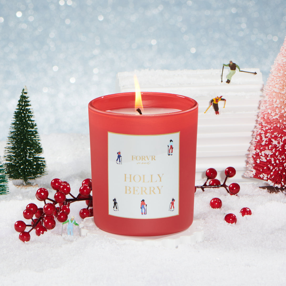 Red Holly Berry Stem – Basement Barn Candle Co.